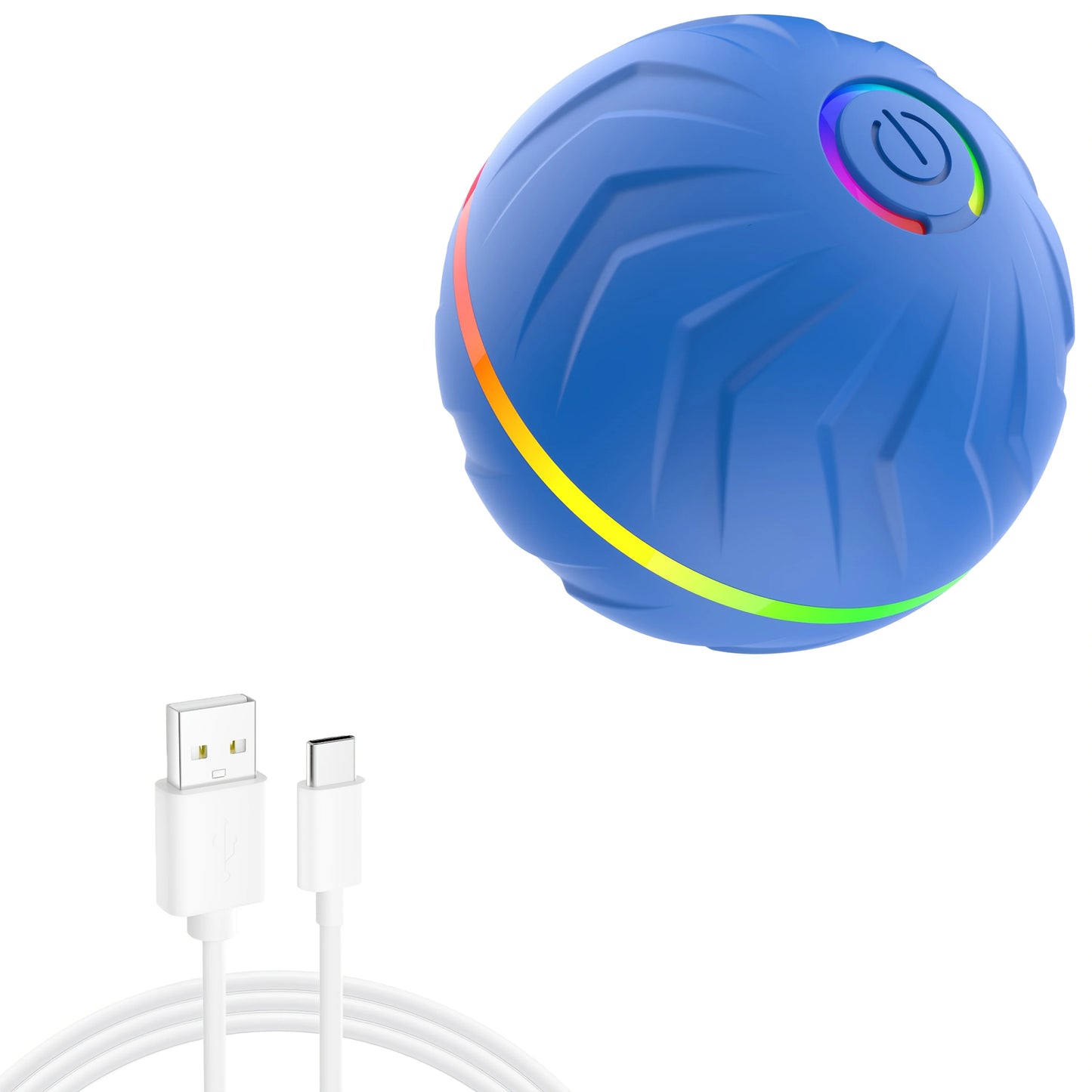 Interactive Rolling Light-Up Dog Toy