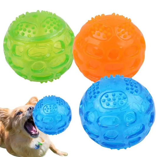Rubber Squeaky Chew Ball