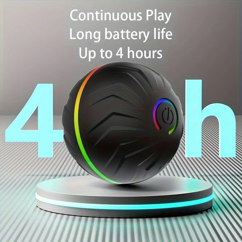 Interactive Rolling Light-Up Dog Toy