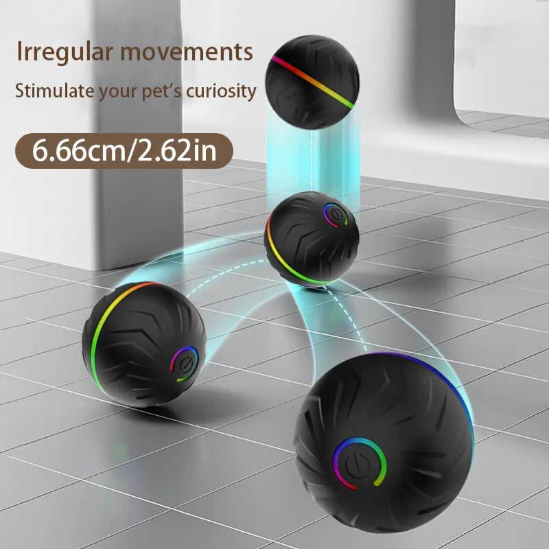 Interactive Rolling Light-Up Dog Toy